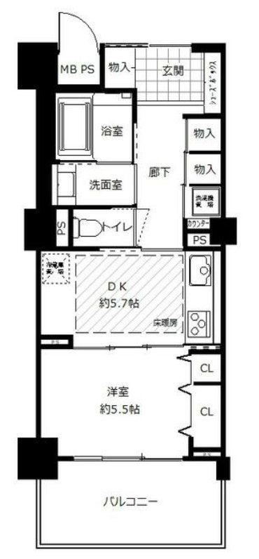 1DK apartment in Akashi, Hyogo - Photo 1