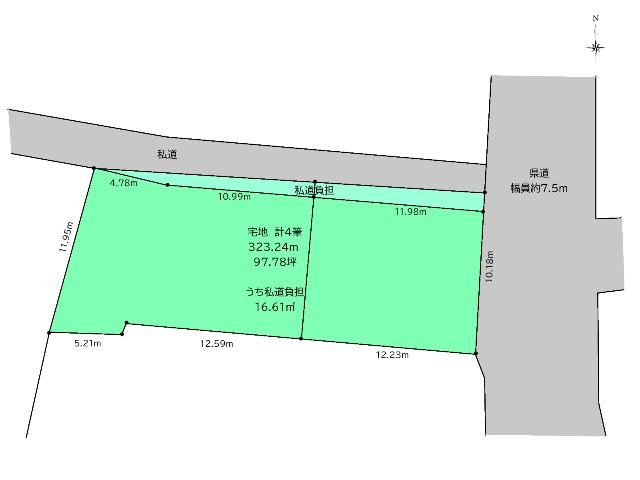 323 m² land in Goshogawara, Aomori - Photo 1