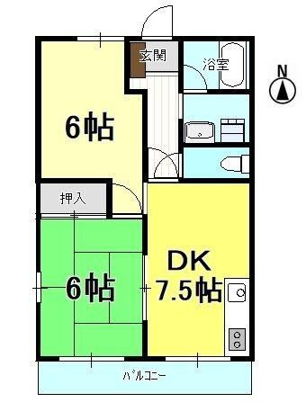 2DK apartment in Matsuyama, Ehime - photo 2