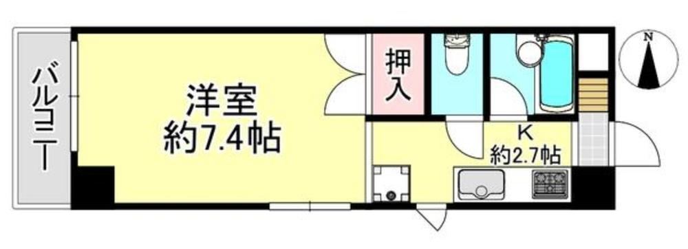 studio apartment in Matsuyama, Ehime - Photo 1
