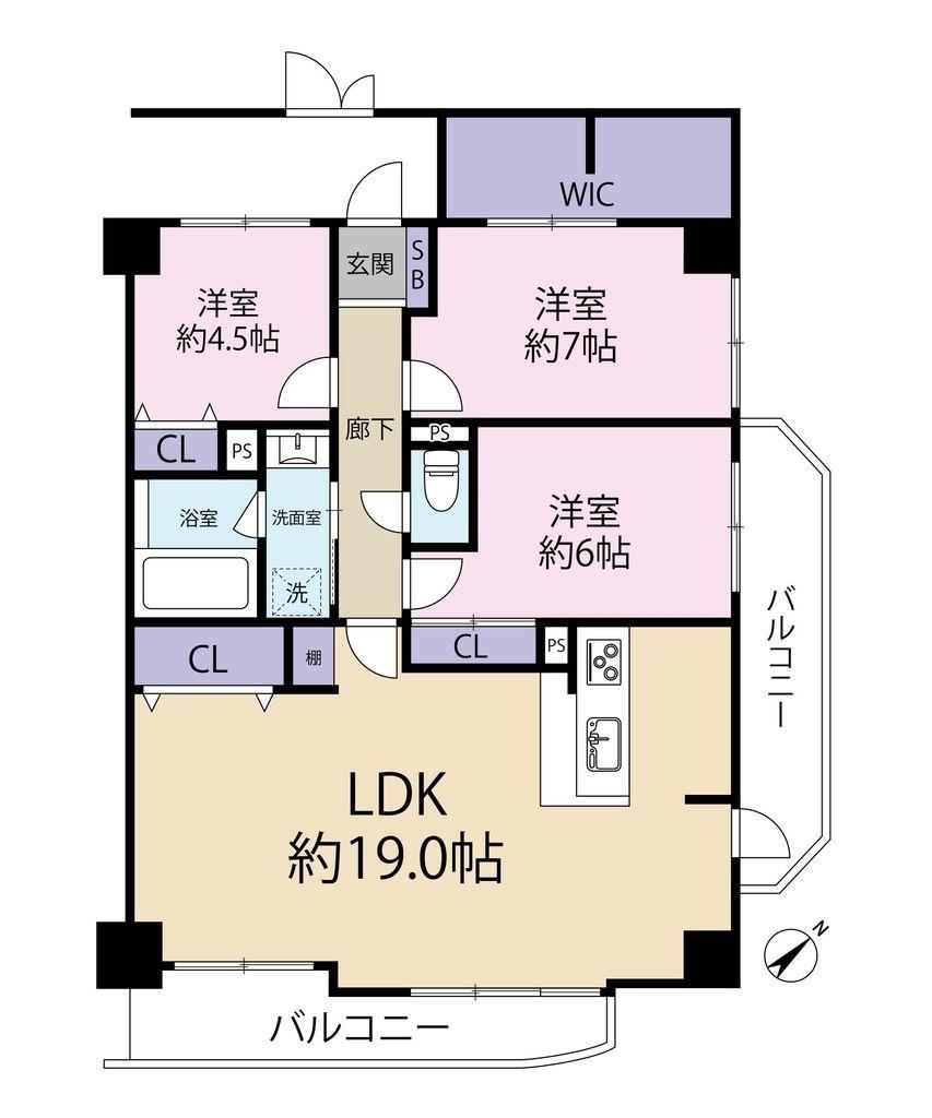 2LDK+S apartment in Aoba Ward, Sendai, Miyagi - Photo 1