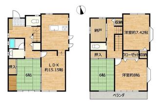 4LDK+S house in Konosu