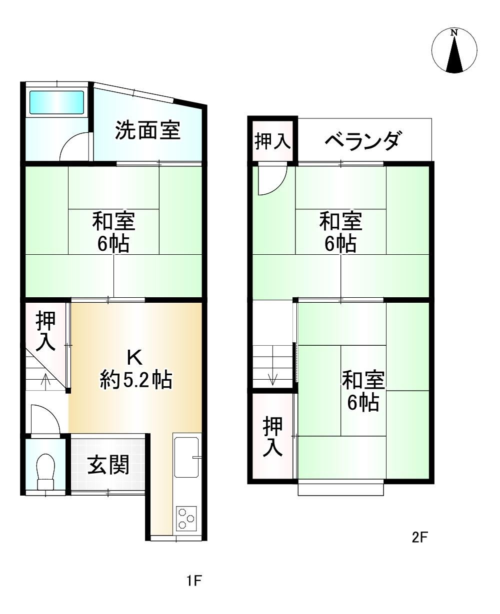 3K house in Fushimi Ward, Kyoto - Photo 1