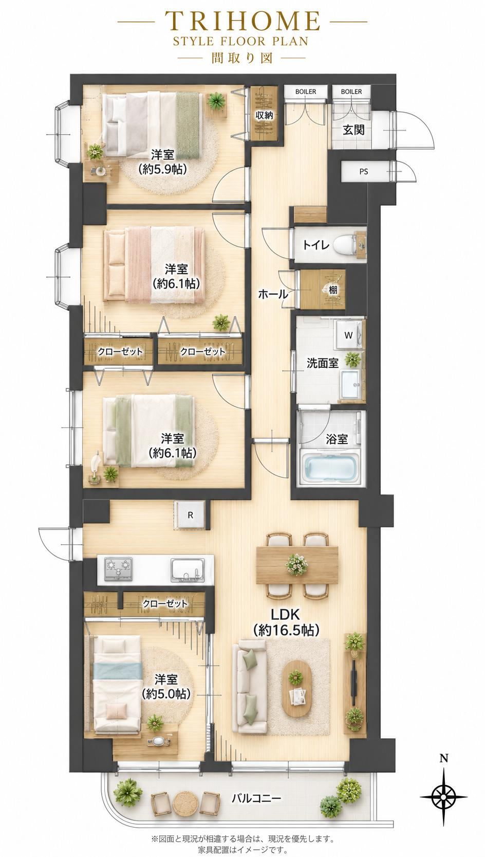 4LDK apartment in Chuo Ward, Sapporo, Hokkaido - Photo 1