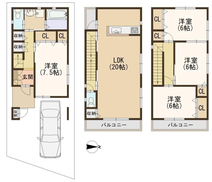 4LDK house in Higashiosaka, Osaka - Photo 1