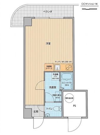 Studio apartment in Matsuyama