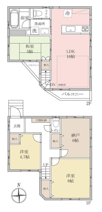 3LDK+S house in Warabi