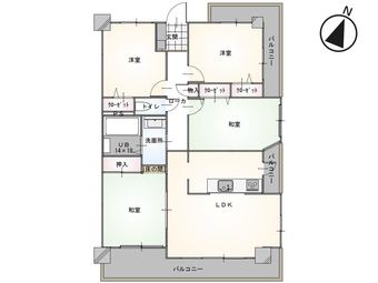 4LDK apartment in Minato Ward, Nagoya