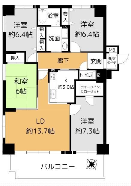 4LDK apartment in Harima, Kako District, Hyogo - Photo 1