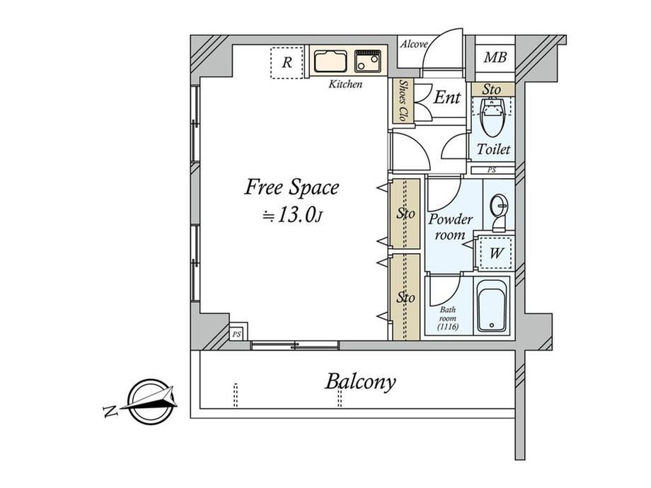 1K apartment in Minato Ward, Tokyo - Photo 1