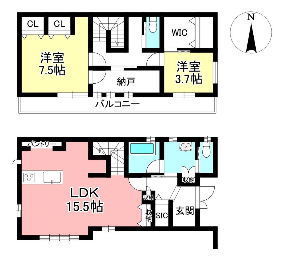 2LDK+S house in Toyota, Aichi - Photo 1