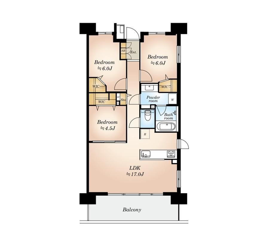 3LDK apartment in Adachi Ward, Tokyo - Photo 1