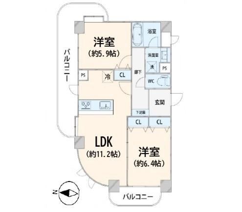 2LDK apartment in Adachi Ward, Tokyo - Photo 1