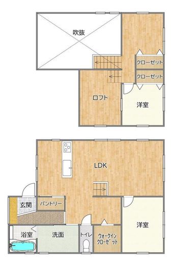 2LDK+S house in Iwata