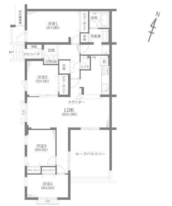 4LDK apartment in Tsuzuki Ward, Yokohama, Kanagawa - Photo 1