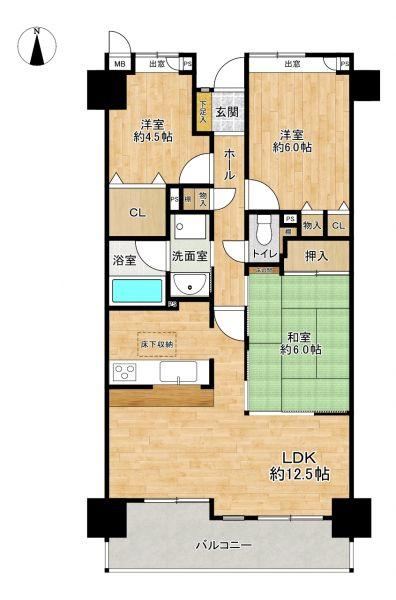3LDK apartment in Kiyosu, Aichi - Photo 1