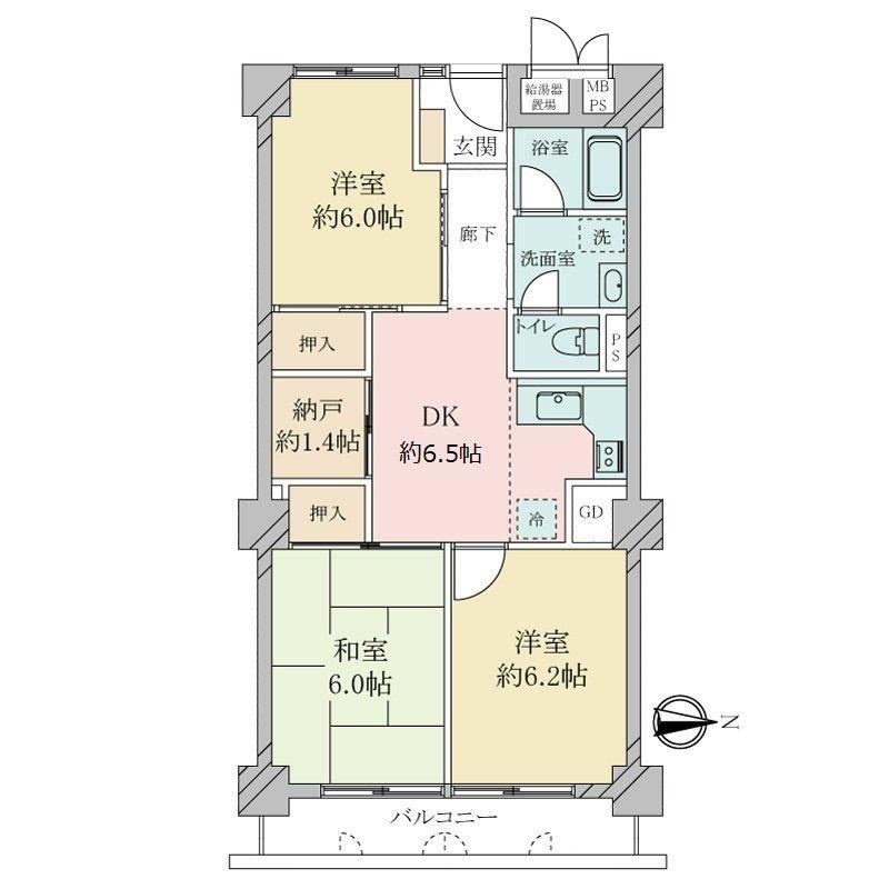 3DK+S apartment in Takarazuka, Hyogo - Photo 1