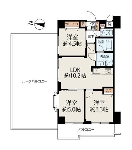 3DK apartment in Urawa Ward, Saitama - Photo 1