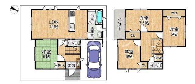 4LDK house in Neyagawa, Osaka - Photo 1