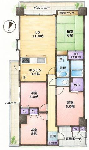 4LDK apartment in Yasu, Shiga - Photo 1