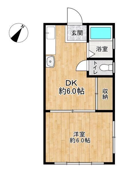 1DK apartment in Kawaguchi, Saitama - Photo 1