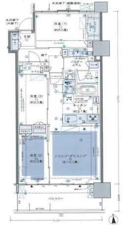 3LDK+S apartment in Chuo Ward, Tokyo - Photo 1
