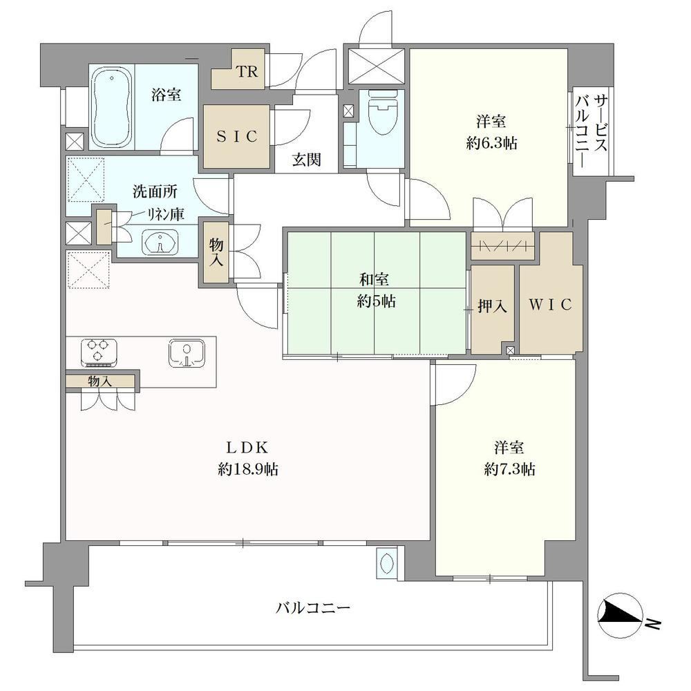3LDK apartment in Chuo Ward, Fukuoka - Photo 1