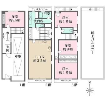 4LDK house in Higashisumiyoshi Ward