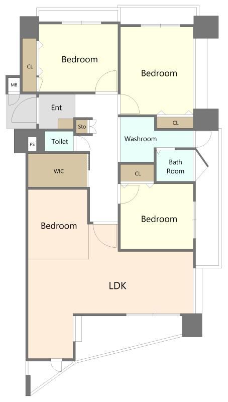 4LDK+S apartment in Moji Ward, Kitakyushu, Fukuoka - Photo 1