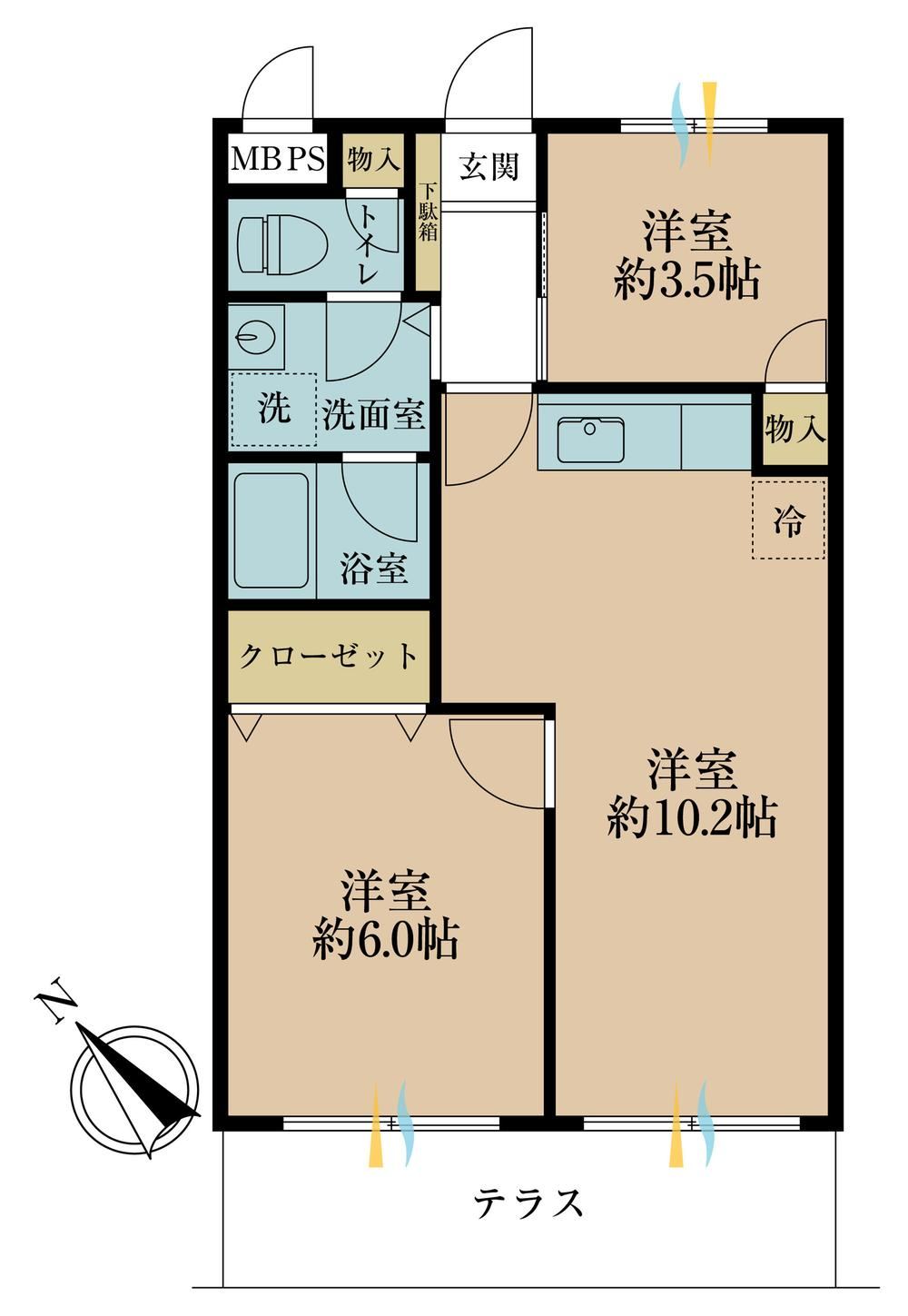 2LDK apartment in Ota Ward, Tokyo - Photo 1