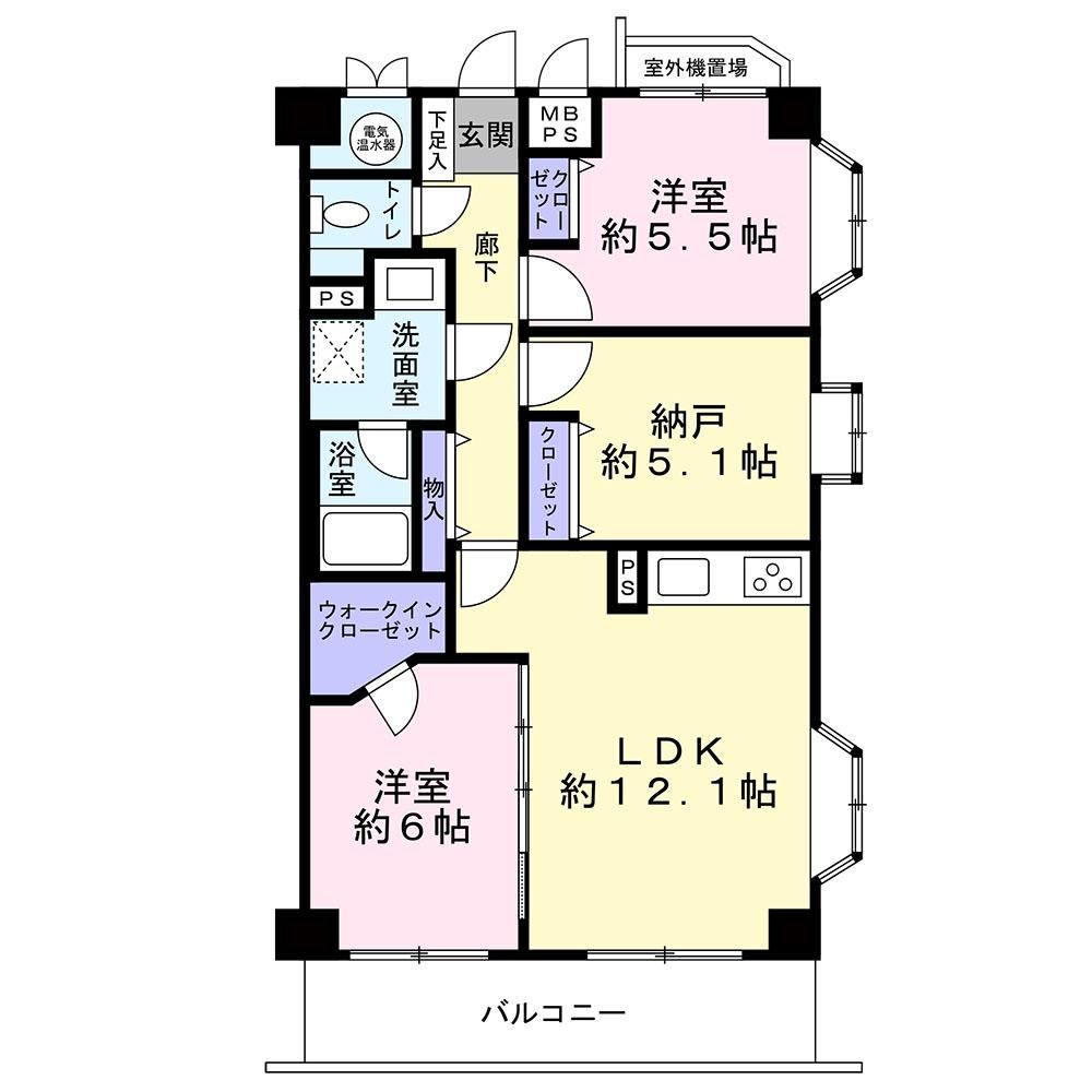 3LDK apartment in Tokorozawa, Saitama - Photo 1