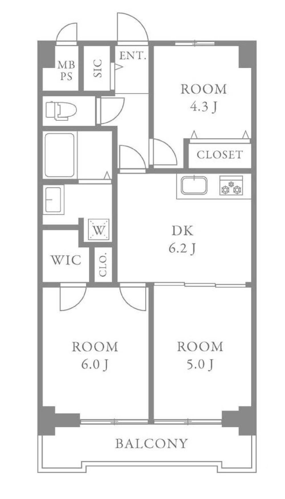 3DK apartment in Aoba Ward, Yokohama, Kanagawa - Photo 1