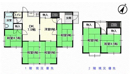 7DK house in Matsukawa, Shimoina District, Nagano - photo 2