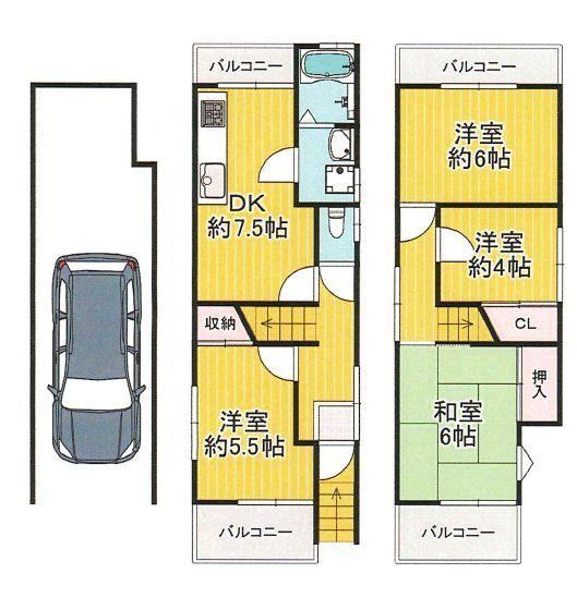 4DK house in Fushimi Ward, Kyoto - Photo 1