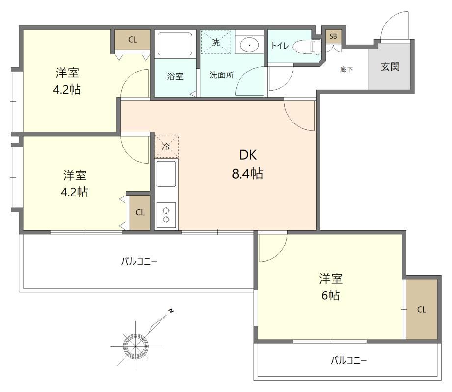 3DK apartment in Midori Ward, Sagamihara, Kanagawa - Photo 1