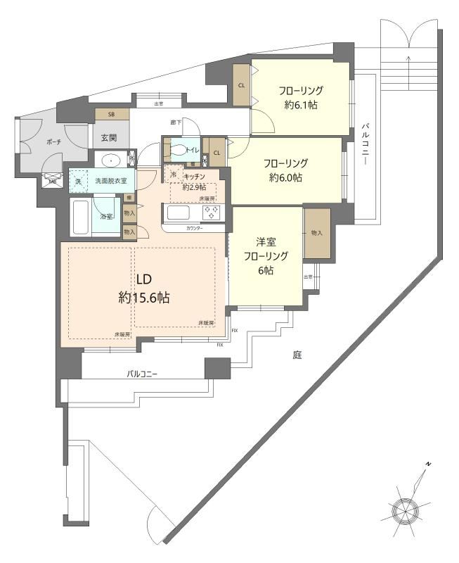 3LDK apartment in Hachioji, Tokyo - Photo 1