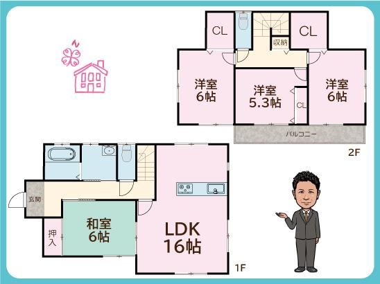 4LDK house in Midori Ward, Saitama - Photo 1