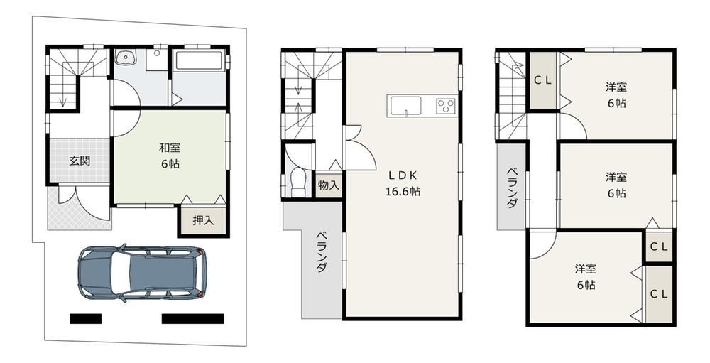 4LDK house in Kadoma, Osaka - Photo 1