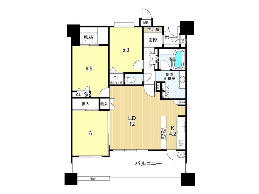 3LDK apartment in Toyohashi, Aichi - Photo 1