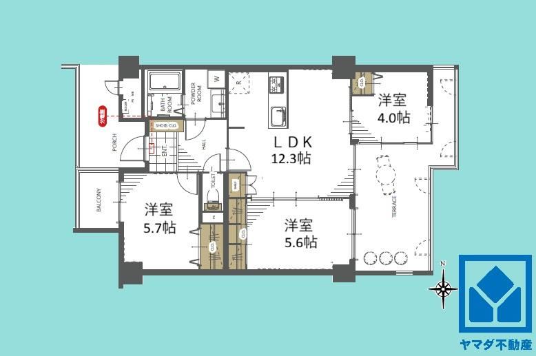 3LDK apartment in Amagasaki, Hyogo - Photo 1