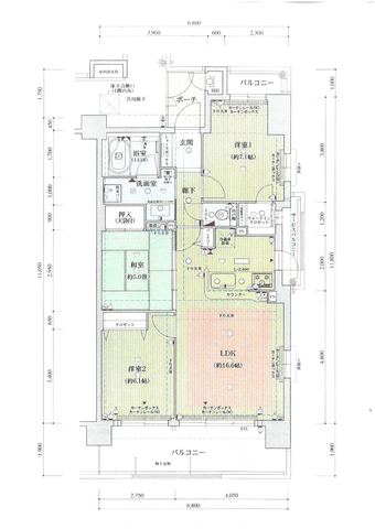3LDK apartment in Minami Ward