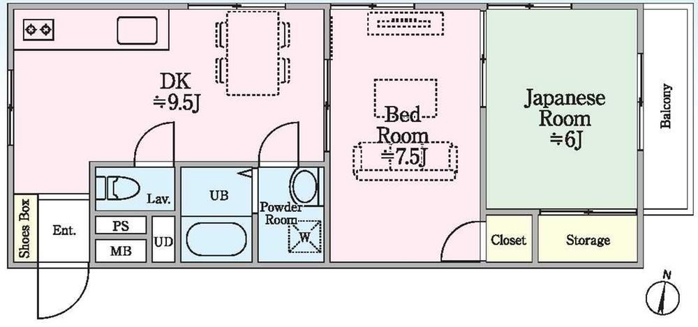 2DK apartment in Totsuka Ward, Yokohama, Kanagawa - Photo 1