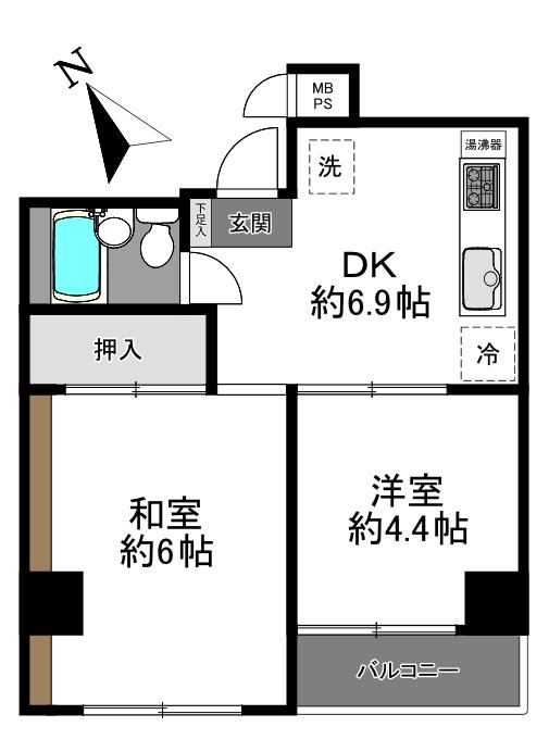 2DK apartment in Kita Ward, Tokyo - Photo 1