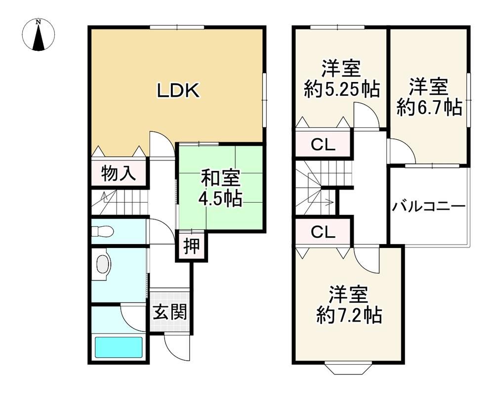 4LDK house in Nishi Ward, Sakai, Osaka - Photo 1