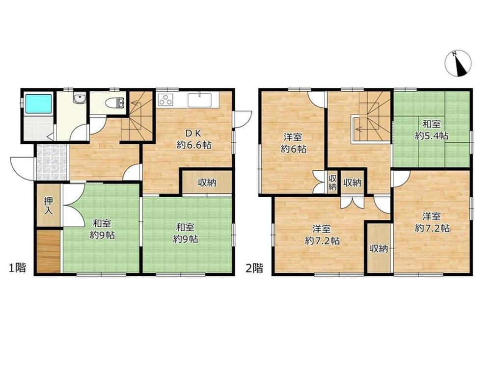6DK house in Kurashiki, Okayama - Photo 1