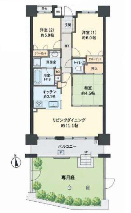 3LDK apartment in Tsuzuki Ward, Yokohama, Kanagawa - Photo 1
