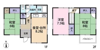 3DK house in Yamatokoriyama
