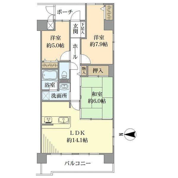 3LDK apartment in Fushimi Ward, Kyoto - Photo 1