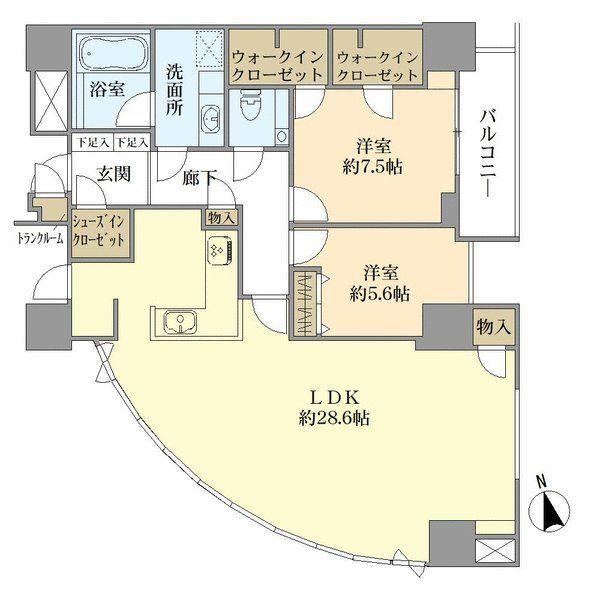 2LDK apartment in Chuo Ward, Osaka - Photo 1