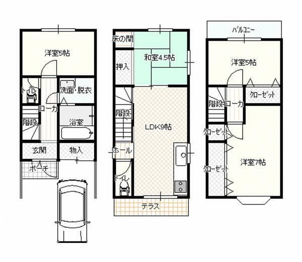 4DK house in Yodogawa Ward, Osaka - Photo 1